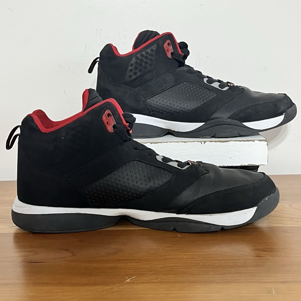Fubu Wm36121868 Mens Zone High-Top Red Black Lace Up Size 9.5 Basketball Shoes